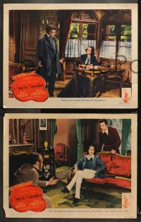 1w633 SONG TO REMEMBER 4 LCs 1945 Merle Oberon & Cornel Wilde as Chopin share romantic moments!