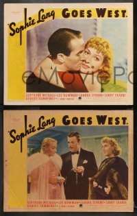 1w542 SOPHIE LANG GOES WEST 5 LCs 1937 reformed jewel thief Gertrude Michael, Buster Crabbe!