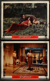 1w777 SPARTACUS 3 roadshow LCs 1961 Kubrick classic, Kirk Douglas, Laurence Olivier, Jean Simmons!