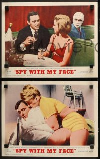 1w636 SPY WITH MY FACE 4 LCs 1966 Robert Vaughn, sexy Sharon Farrell, Man from UNCLE!