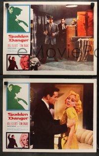 1w544 SUDDEN DANGER 5 LCs 1956 sexy Beverly Garland, William Wild Bill Elliot, Tom Drake!