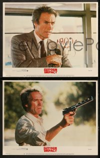1w324 SUDDEN IMPACT 8 LCs 1983 Clint Eastwood as tough cop Dirty Harry, sexiest Sondra Locke!