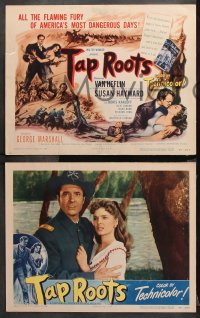 1w332 TAP ROOTS 8 LCs 1948 sexy Susan Hayward, Julie London and Whitfield Connor!