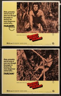 1w337 TARZAN'S DEADLY SILENCE 8 LCs 1970 Jock Mahoney hunts Ron Ely, the most dangerous animal alive