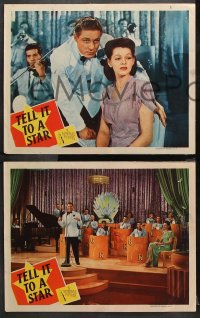 1w649 TELL IT TO A STAR 4 LCs 1945 Ruth Terry, Robert Livingston, cool musical numbers!
