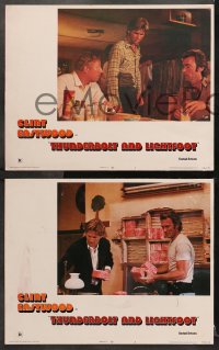 1w488 THUNDERBOLT & LIGHTFOOT 6 LCs 1974 Clint Eastwood, Jeff Bridges, George Kennedy, Cimino!