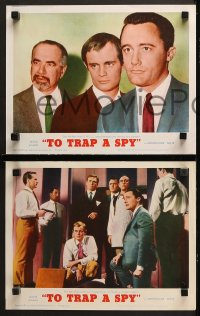 1w654 TO TRAP A SPY 4 LCs 1966 cool images of Luciana Paluzzi & Robert Vaughn, The Man from UNCLE!