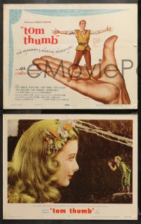1w352 TOM THUMB 8 LCs 1958 directed by George Pal, tiny Russ Tamblyn, Terry-Thomas!
