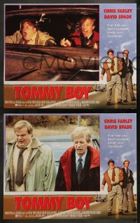 1w354 TOMMY BOY 8 LCs 1995 great images of screwballs Chris Farley & David Spade!