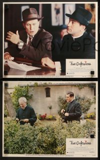 1w358 TRUE CONFESSIONS 8 LCs 1981 priest Robert De Niro, detective Robert Duvall!