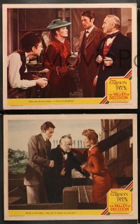 1w661 VALLEY OF DECISION 4 LCs 1945 pretty Greer Garson, Marsha Hunt and an older woman!