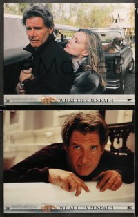 1w013 WHAT LIES BENEATH 10 LCs 2000 Robert Zemeckis directed, Harrison Ford & Michelle Pfeiffer!