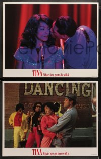 1w380 WHAT'S LOVE GOT TO DO WITH IT 8 LCs 1993 Angela Bassett as Tina Turner, Fishburne as Ike!