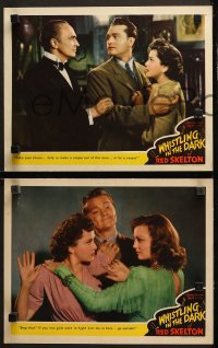 1w442 WHISTLING IN THE DARK 7 LCs 1941 did Red Skelton kiss sexy Virginia Grey or Ann Rutherford!