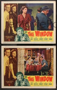1w667 WINDOW 4 LCs 1949 Barbara Hale & Arthur Kennedy doubt their son Bobby Driscoll!