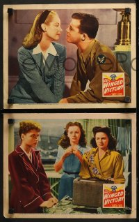 1w444 WINGED VICTORY 7 LCs 1944 Judy Holliday, Jeanne Crain, McCallister, WWII propaganda!