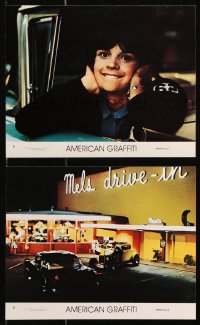 1x103 AMERICAN GRAFFITI 2 8x10 mini LCs R1978 George Lucas classic, Cindy Williams, Mel's Drive-In!