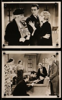 1x914 ANOTHER LANGUAGE 2 8x10 stills 1933 Helen Hayes loves Robert Montgomery, but not his family!