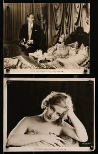 1x917 BLONDE OR BRUNETTE 2 from 7.75x9.25 to 8x10 stills 1927 Adolphe Menjou w/pretty Greta Nissen!
