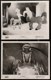 1x931 FANTASIA 2 8x10 stills R1956 Disney cartoon classic, great images of centaurs and Chernabog!