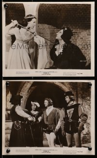 1x962 RICHARD III 2 8x10 stills 1956 king Laurence Olivier, Sir John Gielgud, Hardwicke!