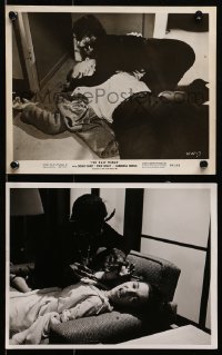 1x976 WASP WOMAN 2 8x10 stills 1959 c/u of the monster attacking a victim on floor & chair!