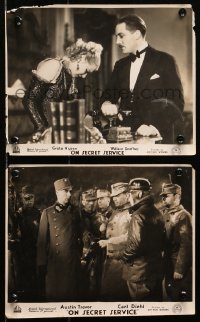1x164 SPY 77 2 English FOH LCs 1936 Greta Nissen, English spies, On Secret Service!