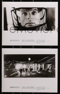 1x405 2001: A SPACE ODYSSEY 11 8x10 stills R1974 Stanley Kubrick, cool images in Cinerama format!