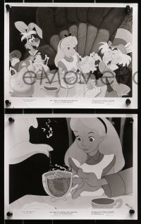 1x716 ALICE IN WONDERLAND 5 8x10 stills R1974 Disney classic cartoon from Lewis Carroll's book!