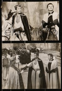 1x583 BECKET 7 6.25x9 stills 1964 Peter O'Toole, Richard Burton in the title role, Gielgud, Hunt!