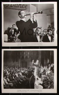 1x530 BENNY GOODMAN STORY 8 8x10 stills 1956 Steve Allen as Goodman playing with big bands!