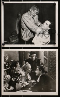 1x639 BLACK CASTLE 6 8x10 stills 1952 Lon Chaney Jr., Corday, one w/ Boris Karloff!