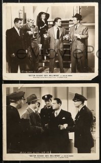 1x287 BOSTON BLACKIE GOES HOLLYWOOD 15 from 7.5x9.75 to 8x10 stills 1942 detective Chester Morris!