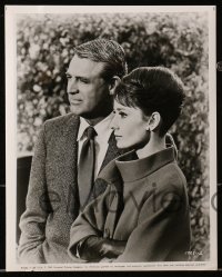 1x919 CHARADE 2 8x10 stills 1963 great close-up portraits of Cary Grant & Audrey Hepburn!