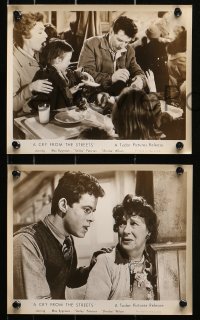 1x488 CRY FROM THE STREETS 9 8x10 stills 1959 Max Bygraves, Lewid Gilbert English melodrama!