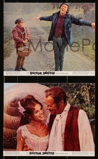 1x082 DOCTOR DOLITTLE 4 color 8x10 stills R1969 Samantha Eggar, Rex Harrison speaks with animals!