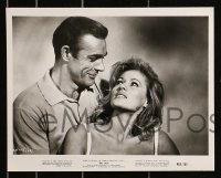 1x857 DR. NO 3 from 7.5x9.5 to 8x10 stills R1965 Sean Connery as James Bond and Ursula Andress!