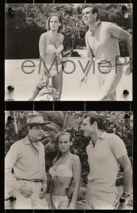1x653 DR. NO 6 trimmed from 6.75x8.75 to 7x9.5 stills 1963 Sean Connery is James Bond 007!