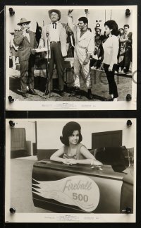 1x186 FIREBALL 500 30 8x10 stills 1966 Frankie Avalon & sexy Annette Funicello, stock car racing!