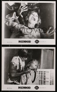 1x501 INSEMINOID 9 8x10 stills 1982 really wild gory images, a horrific nightmare becomes reality!
