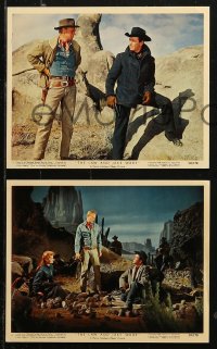 1x072 LAW & JAKE WADE 5 color 8x10 stills 1958 Robert Taylor, Richard Widmark & Patricia Owens!