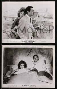 1x461 MARRIAGE ITALIAN STYLE 10 8x10 stills 1965 de Sica, sexy Sophia Loren, Marcello Mastroianni!