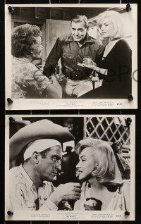 1x616 MISFITS 7 8x10 stills 1961 great images of Marilyn Monroe, Clark Gable, Ritter and Clift!