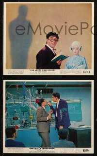 1x101 NUTTY PROFESSOR 3 color 8x10 stills 1963 wacky Jerry Lewis w/ pretty Stella Stevens!