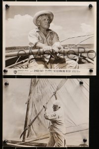 1x888 OLD MAN & THE SEA 3 from 7.5x9.5 to 8x10 stills 1958 Tracy, Hemingway, cool candid!