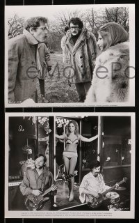 1x820 OWL & THE PUSSYCAT 4 from 8x9.75 to 8x10 stills 1970 images of Barbra Streisand, George Segal!
