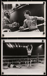 1x516 ROCKY III 9 8x10 stills 1982 cool images of boxer & director Sylvester Stallone, Mr. T!