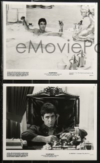 1x400 SCARFACE 12 8x10 stills 1983 Al Pacino as Tony Montana, Steven Bauer, De Palma!