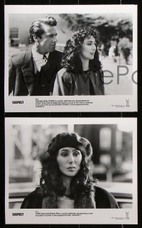 1x521 SUSPECT 9 8x10 stills 1987 lawyer Cher gets involved with juror Dennis Quaid!