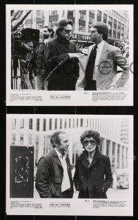 1x765 THEY ALL LAUGHED 5 8x10 stills 1981 Bogdanovich candid, Audrey Hepburn, Gazzara, cast photo!